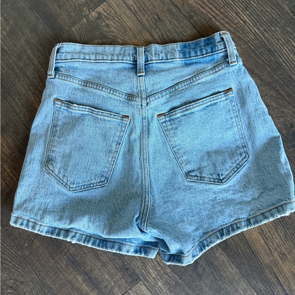 Abercrombie & Fitch Light Blue Jean Shorts - Picture 2 of 3